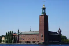 Stockholms stadshus, viewed from gamla stan